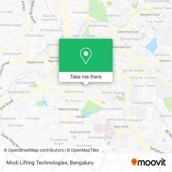 Modi Lifting Technologies map