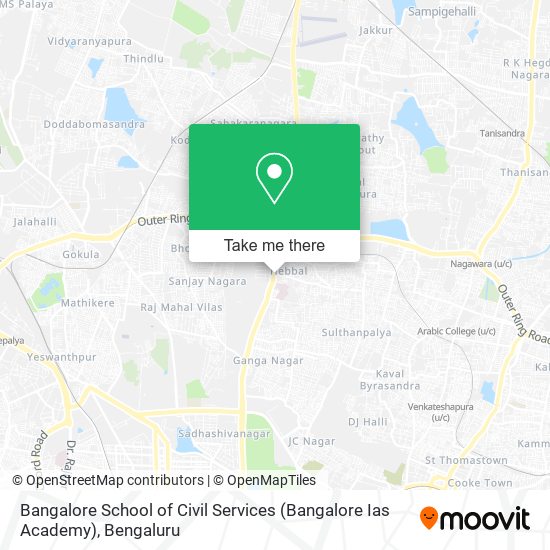 Bangalore School of Civil Services (Bangalore Ias Academy) map
