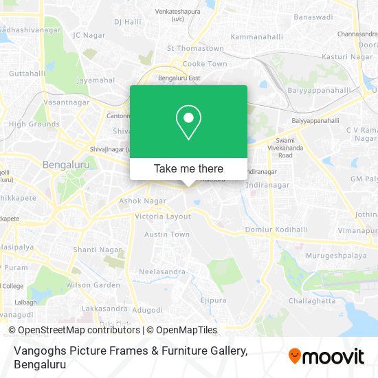 Vangoghs Picture Frames & Furniture Gallery map