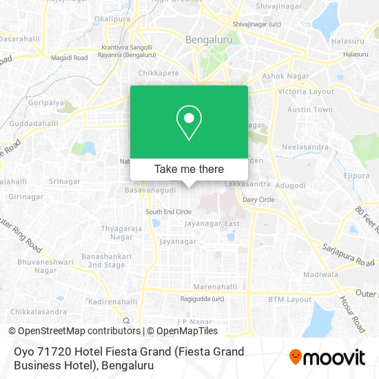 Oyo 71720 Hotel Fiesta Grand (Fiesta Grand Business Hotel) map