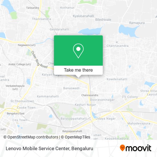 Lenovo Mobile Service Center map