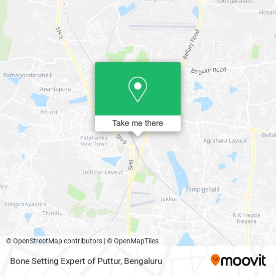 Bone Setting Expert of Puttur map