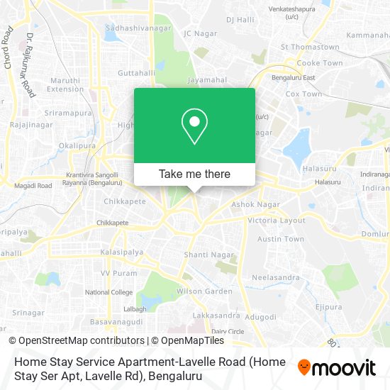 Home Stay Service Apartment-Lavelle Road (Home Stay Ser Apt, Lavelle Rd) map