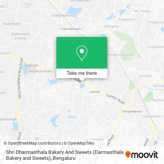 Shri Dharmasthala Bakery And Sweets (Darmasthala Bakery and Sweets) map