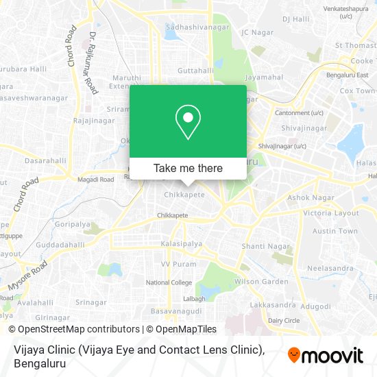 Vijaya Clinic (Vijaya Eye and Contact Lens Clinic) map