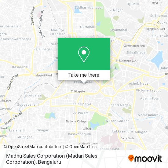 Madhu Sales Corporation (Madan Sales Corporation) map