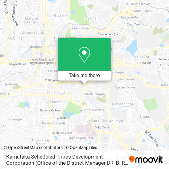 Karnataka Scheduled Tribes Development Corporation map