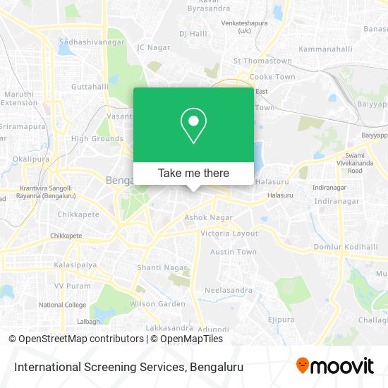 International Screening Services map