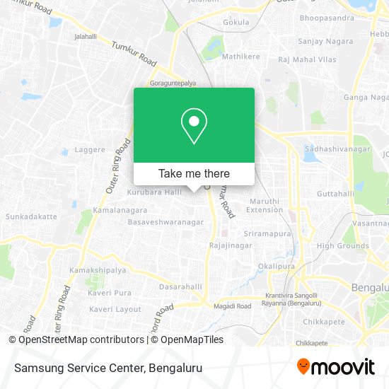 Samsung Service Center map