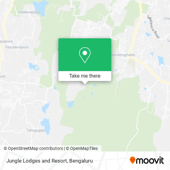 Jungle Lodges and Resort map