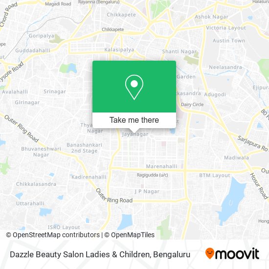 Dazzle Beauty Salon Ladies & Children map