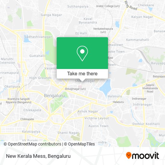 New Kerala Mess map