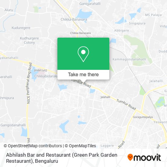 Abhilash Bar and Restaurant (Green Park Garden Restaurant) map