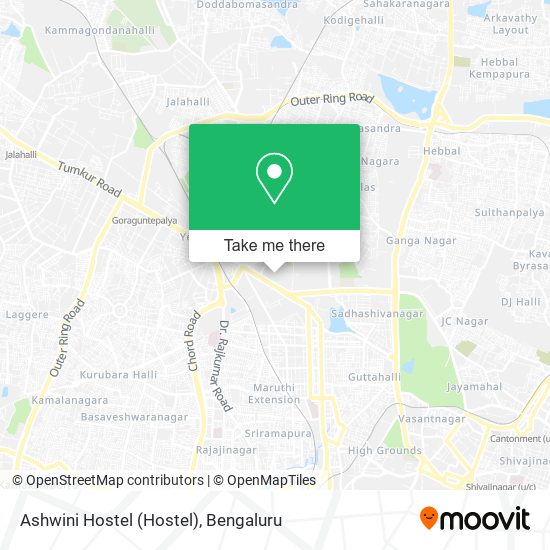 Ashwini Hostel map