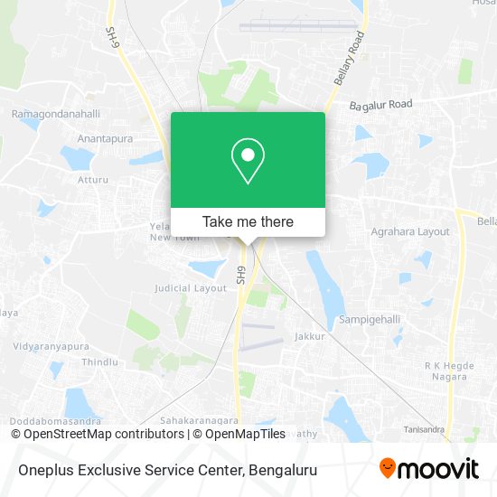 Oneplus Exclusive Service Center map