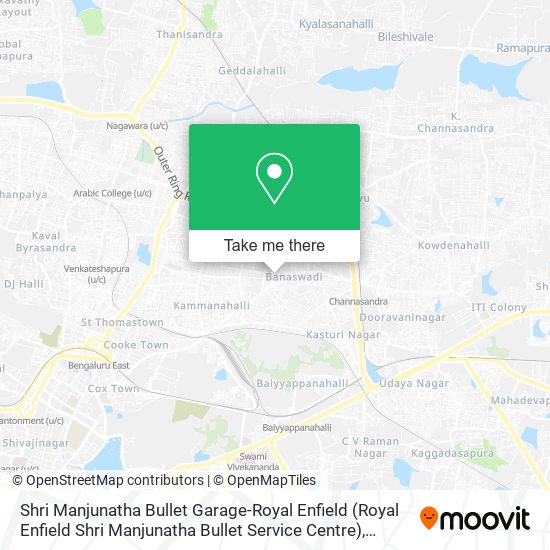 Shri Manjunatha Bullet Garage-Royal Enfield (Royal Enfield Shri Manjunatha Bullet Service Centre) map