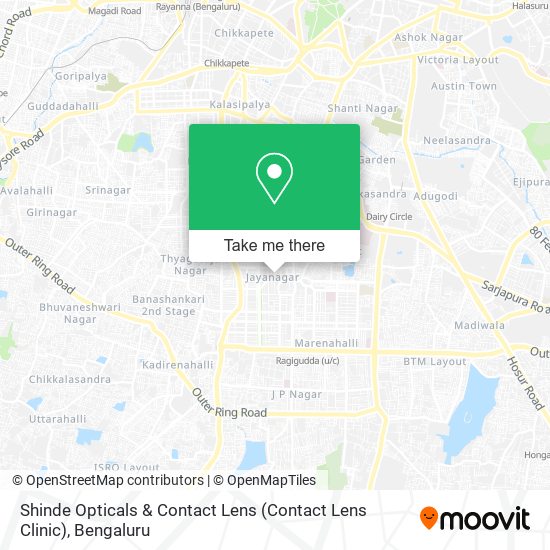 Shinde Opticals & Contact Lens (Contact Lens Clinic) map