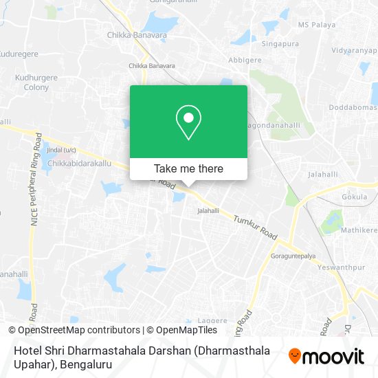 Hotel Shri Dharmastahala Darshan (Dharmasthala Upahar) map
