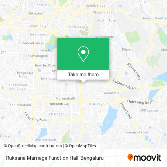 Ruksana Marriage Function Hall map