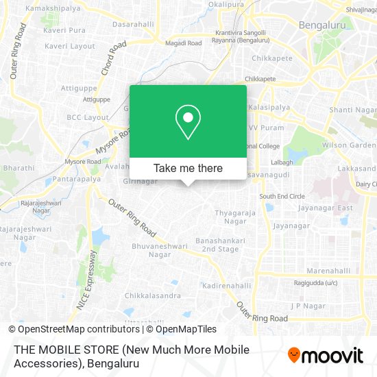 THE MOBILE STORE (New Much More Mobile Accessories) map