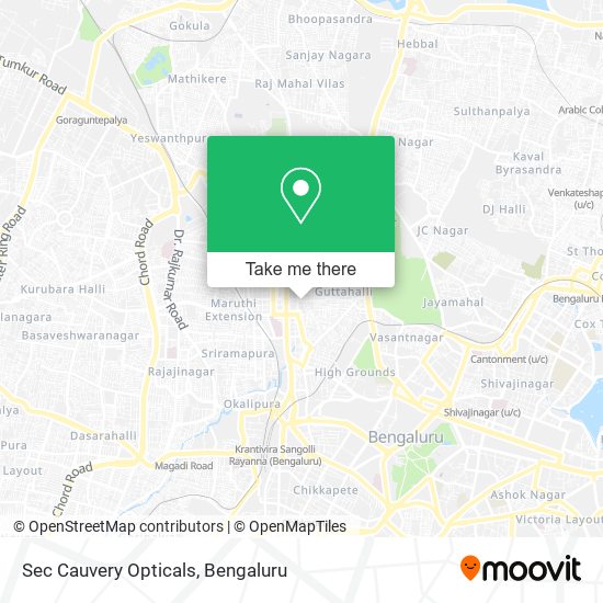 Sec Cauvery Opticals map
