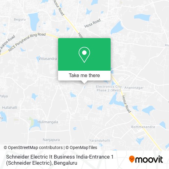 Schneider Electric It Business India-Entrance 1 map