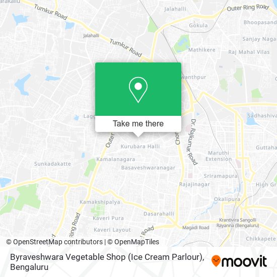 Byraveshwara Vegetable Shop (Ice Cream Parlour) map