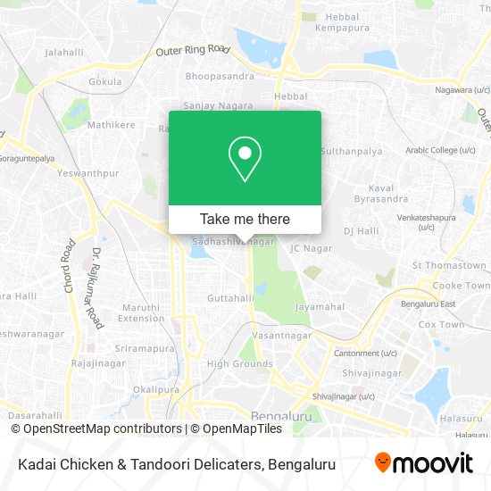 Kadai Chicken & Tandoori Delicaters map
