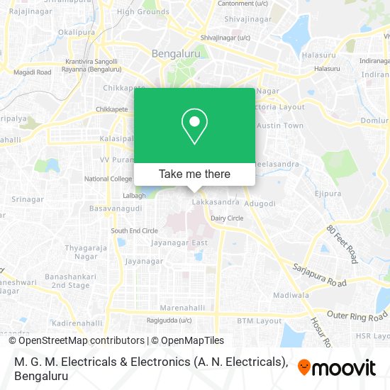 M. G. M. Electricals & Electronics (A. N. Electricals) map