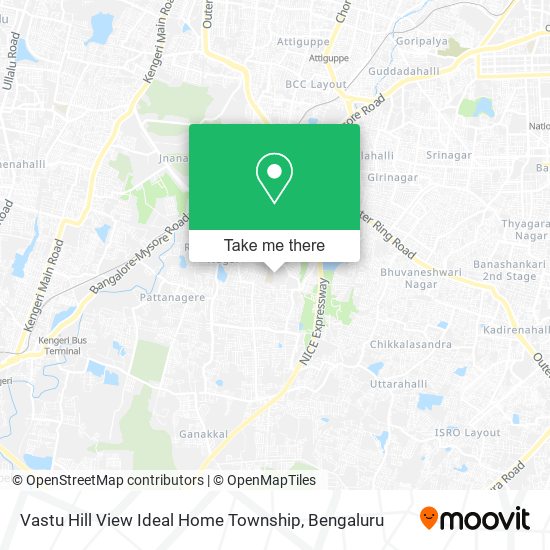 Vastu Hill View Ideal Home Township map