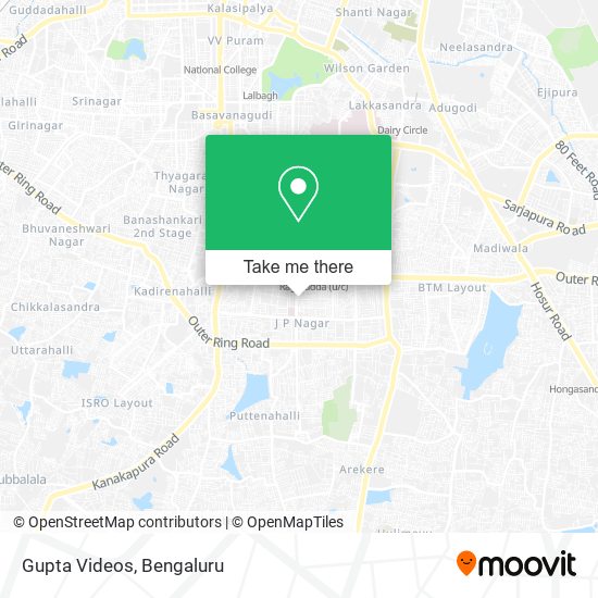 Gupta Videos map