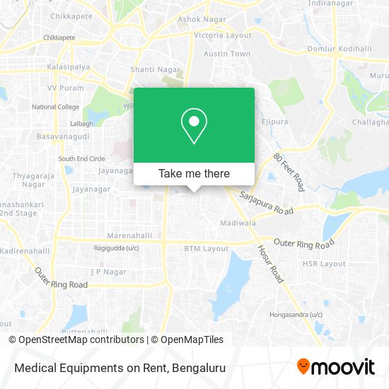 Medical Equipments on Rent map