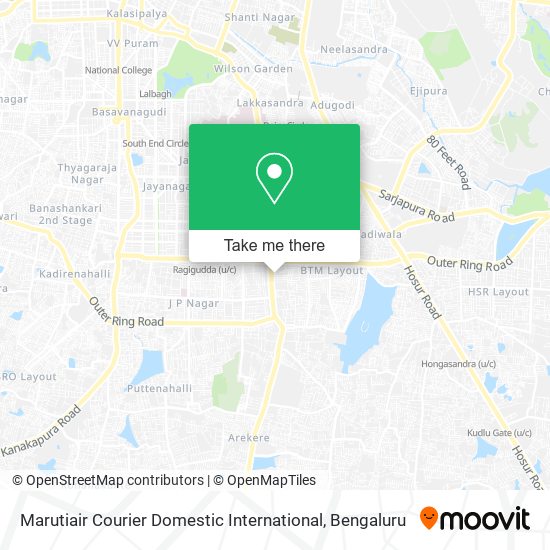 Marutiair Courier Domestic International map