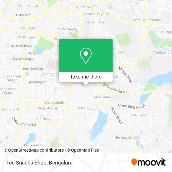 Tea Snacks Shop map