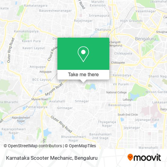 Karnataka Scooter Mechanic map