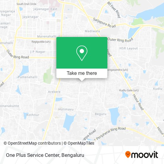 One Plus Service Center map