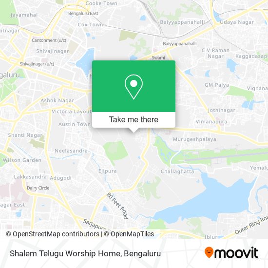 Shalem Telugu Worship Home map