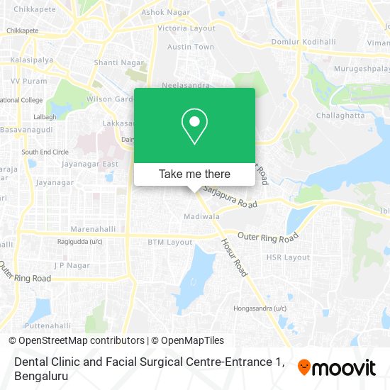 Dental Clinic and Facial Surgical Centre-Entrance 1 map
