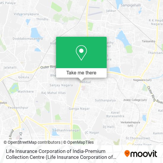 Life Insurance Corporation of India-Premium Collection Centre map
