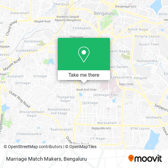 Marriage Match Makers map