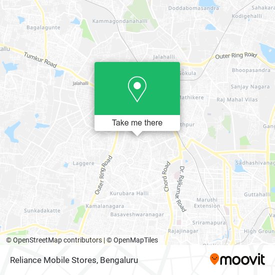 Reliance Mobile Stores map