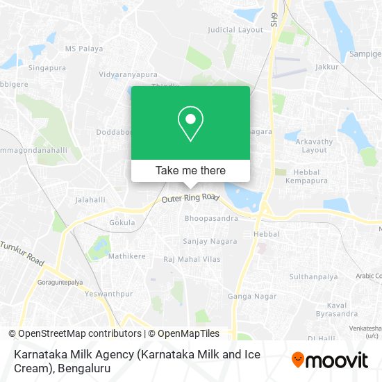 Karnataka Milk Agency (Karnataka Milk and Ice Cream) map