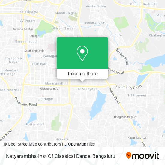 Natyarambha-Inst Of Classical Dance map
