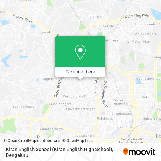 Kiran English School map