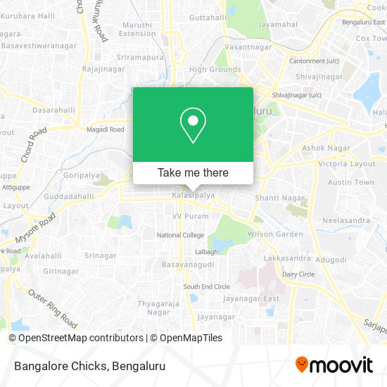 Bangalore Chicks map