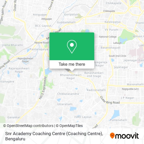 Snr Academy Coaching Centre map