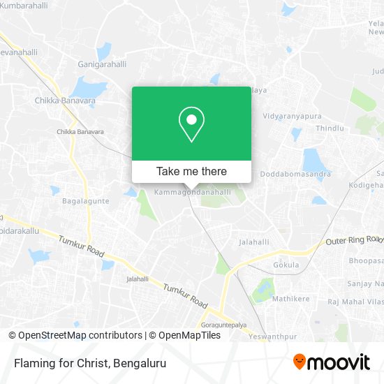 Flaming for Christ map