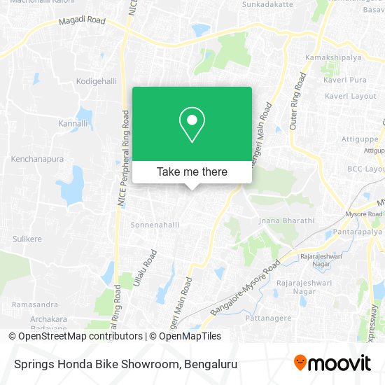 Springs Honda Bike Showroom map