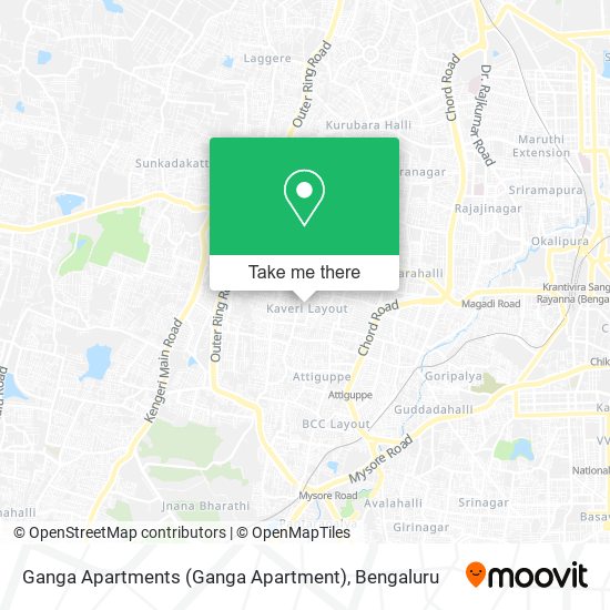 Ganga Apartments map