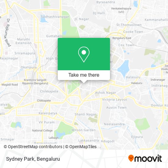 Sydney Park map